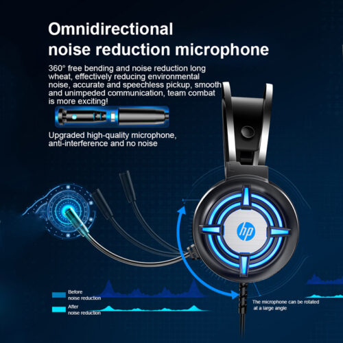 HP Gaming Headset H120G – Powerful 7.1 Surround Sound for Pro Gamers - Image 3