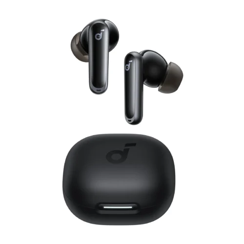 "Soundcore P40i true wireless earbuds with charging case, black"