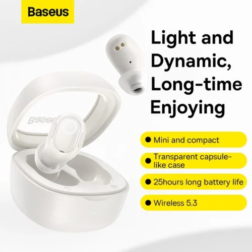 Baseus Bowie WM02 Earbuds – Powerful Sound & Comfort - Image 8