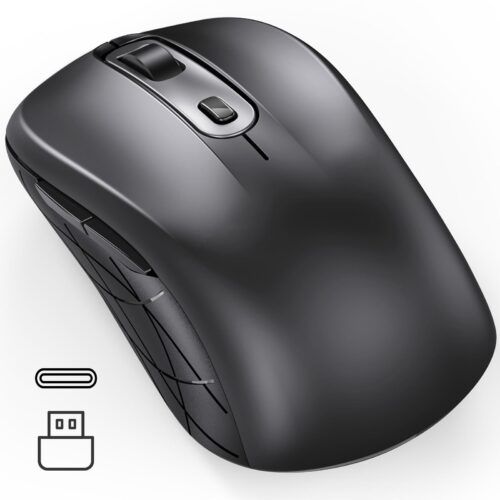 Jelly Comb Wireless Mouse – Slim, Ergonomic, 2.4G USB Receiver, Silent Click - Image 3