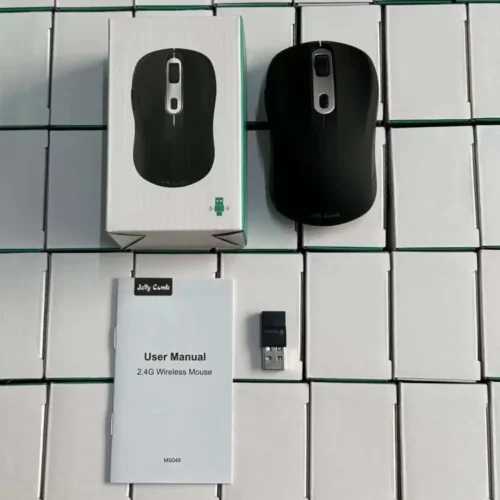 Jelly Comb Wireless Mouse – Slim, Ergonomic, 2.4G USB Receiver, Silent Click - Image 4